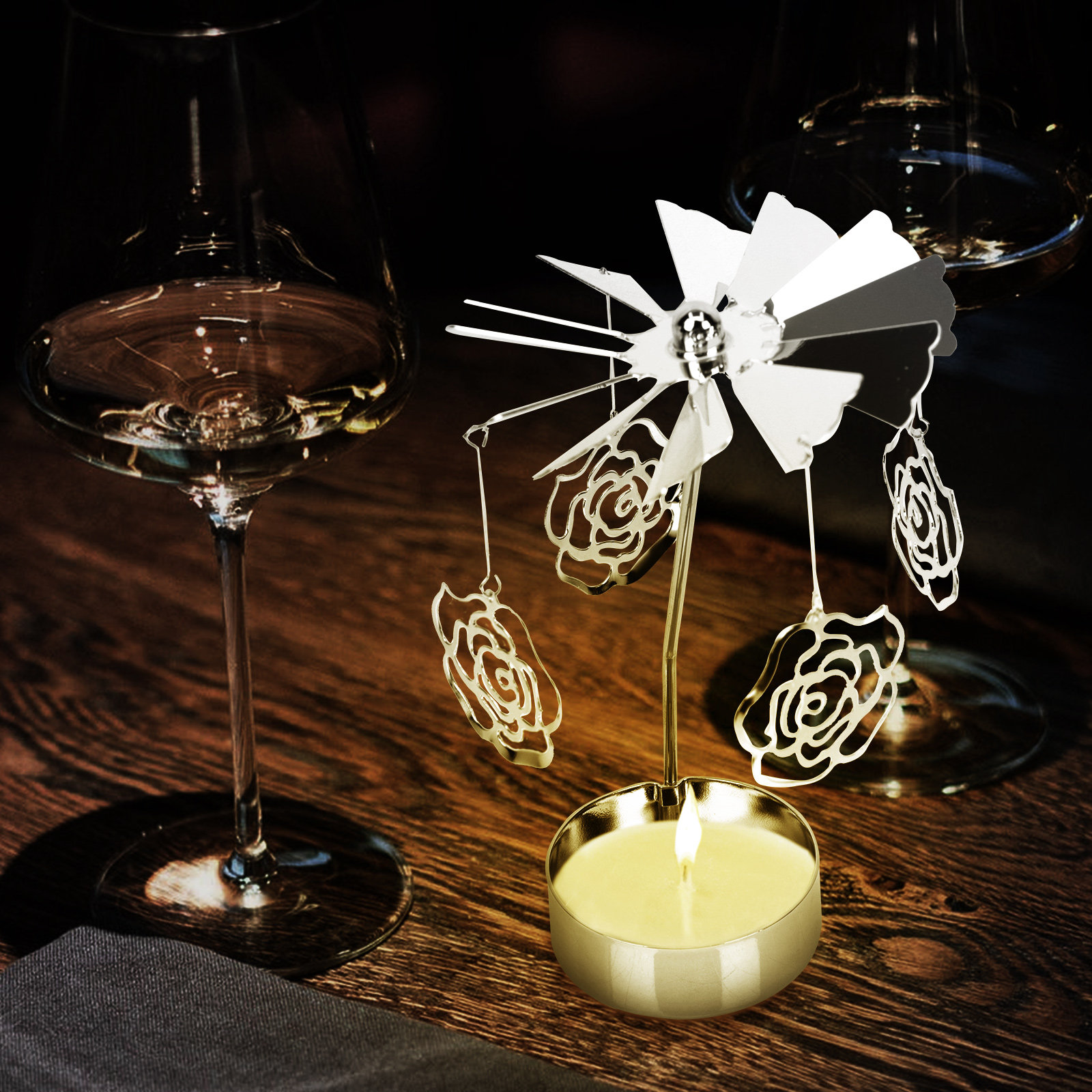 2개 세트의 고급스러운 철제 캔들 홀더, 발렌타인데이  - Home Bar Set 리뷰 및 가격